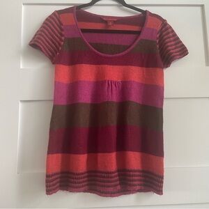 B.U.M. Equipment Y2K Striped Knit Top